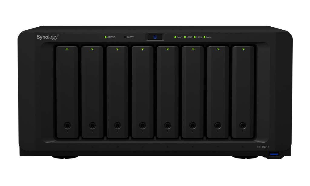 NAS assemblé Synology 96TB avec disques Synology HAT Entreprise